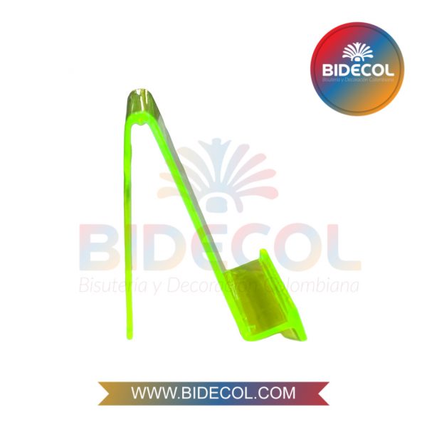 Exhibidor Mediano Cuadrado Verde Neón 10.8cm x 1und - Image 4