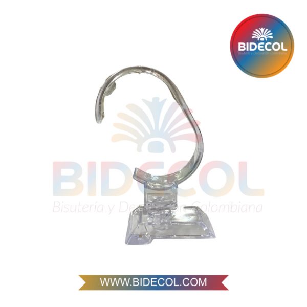Exhibidor para Pulseras y Relojes en Acrílico Transparente 10cm x 1und - Image 2