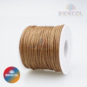 Cordón encerado 1mm Marron Oscuro x 100m x 1und