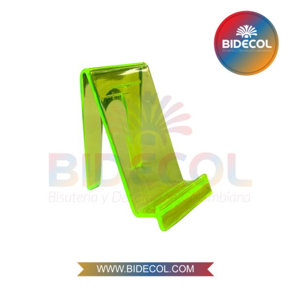 Exhibidor Mediano Cuadrado Verde Neón 10.8cm x 1und - Image 3