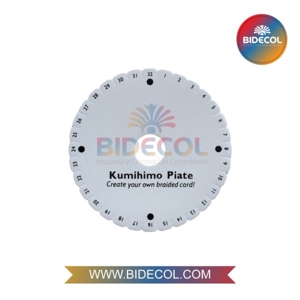 Disco Kumihimo Circular Mediano 13cm x 1und
