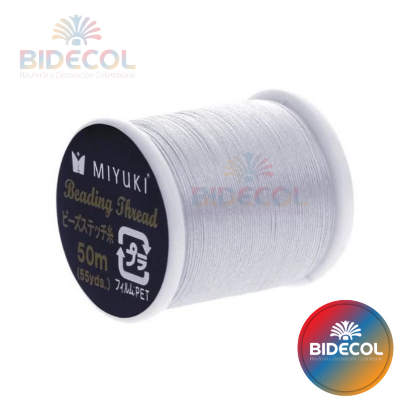 Hilo miyuki gris