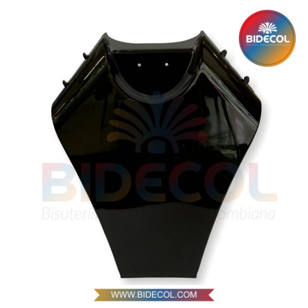 Cuello Exhibidor Extra Grande para Collares y Aretes Negro 29.5cm x 1und