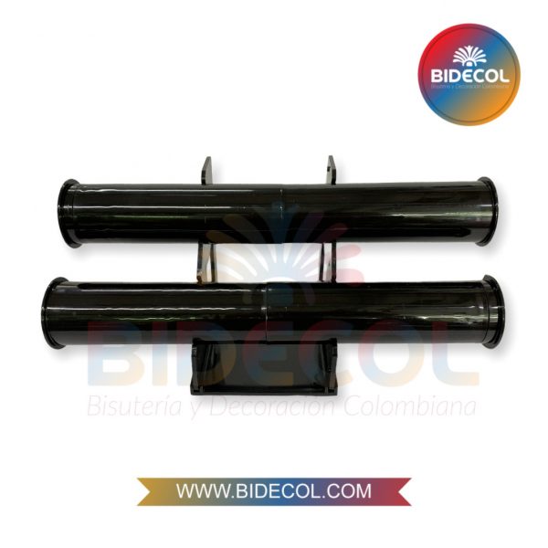 Exhibidor Doble Grande para Pulseras Negro con Base 34.3cm x 1und