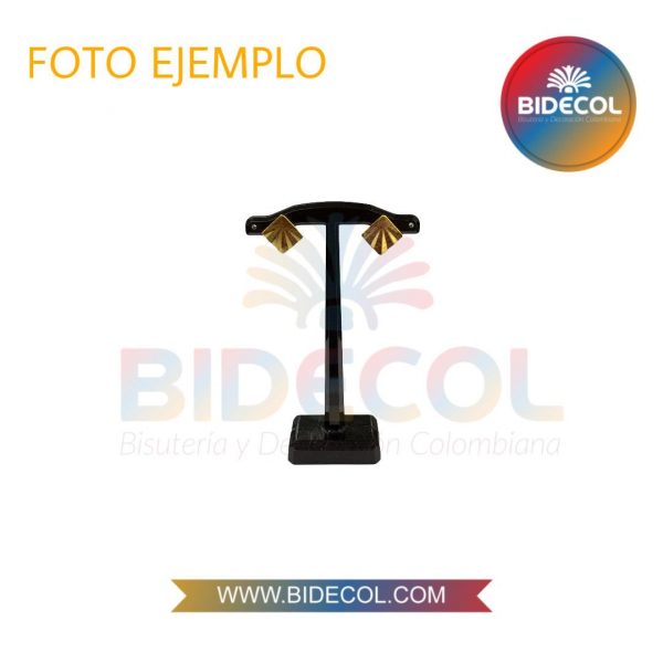 Exhibidor Pequeño para Aretes Negro 9.7cm x 1und - Image 2