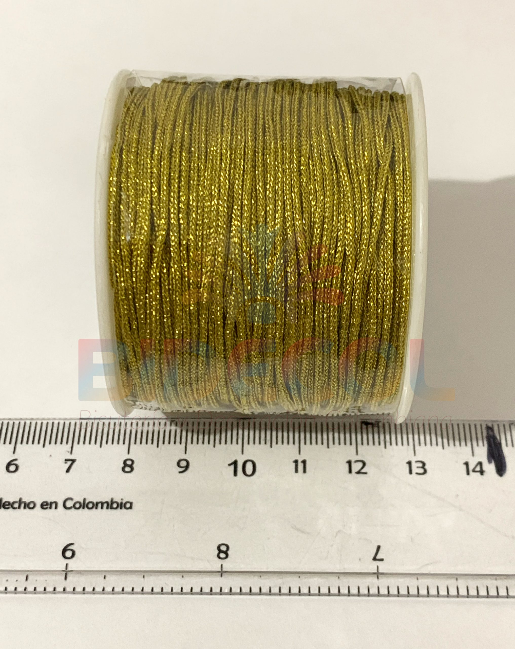 Hilo Chino 0.8mm Metalizado x 100m Dorado x 1und - Image 3