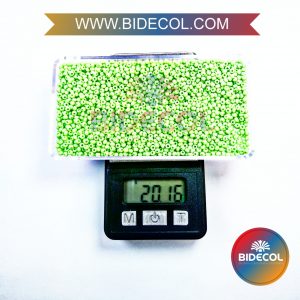 Mostacilla CHECA #10 Verde Manzana Brillante x 20GRS