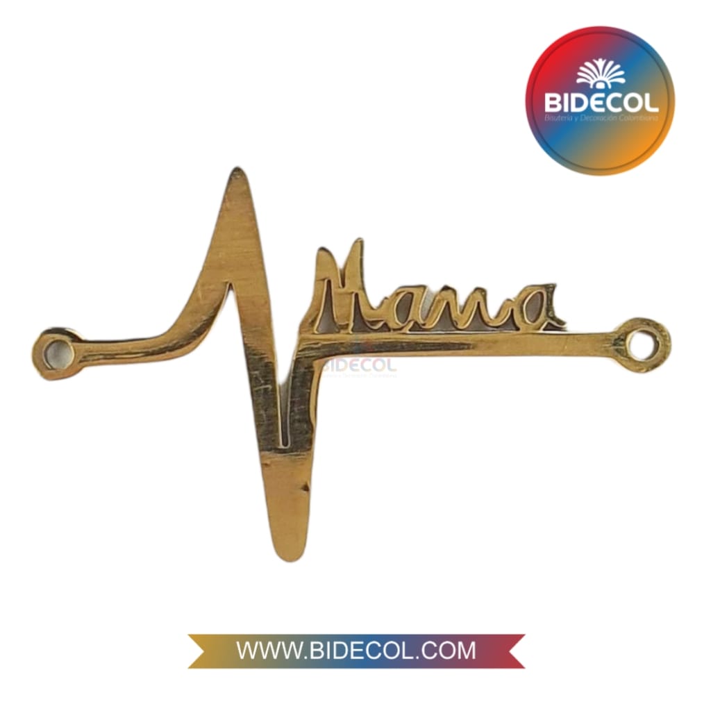 Dije para pulsera acero mama linea de vida - Image 3