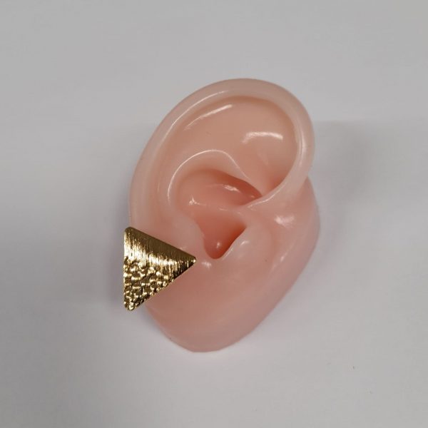 Aretes de ensamble oro golfi (triangulares pepperoni) - Image 4