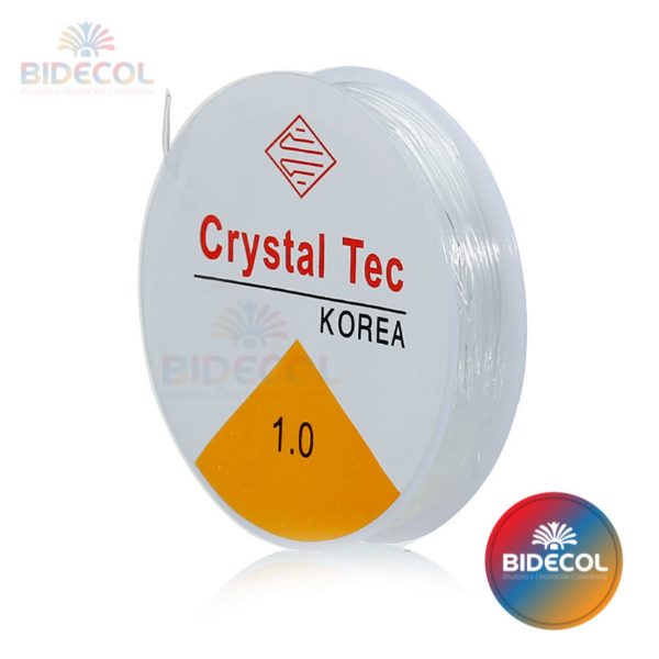 Nylon elástico 1.0 Crystal Tec x 10m x 2und