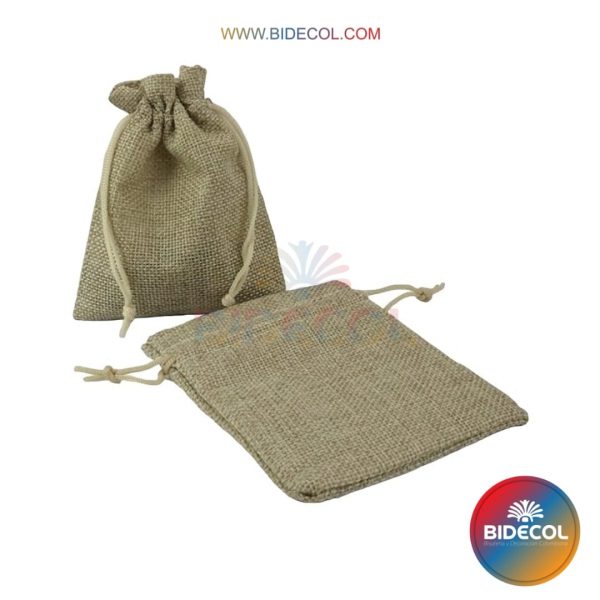 Bolsas tipo yute cafe claro producto mayorista