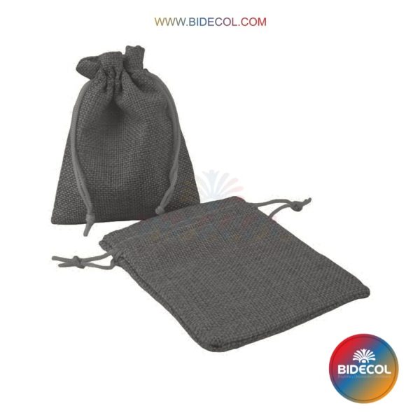Bolsas tipo yute gris oscuro producto mayorista