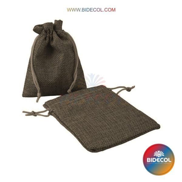 Bolsas tipo yute cafe oscuro producto mayorista