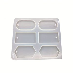 Molde de silicona placas (llaveros)