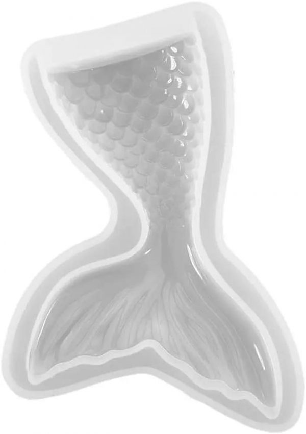 Molde de silicona cola de sirena x 1r