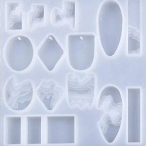 Molde de silicona figuras llaveros x 16