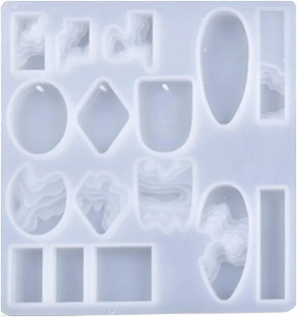 Molde de silicona figuras llaveros x 16