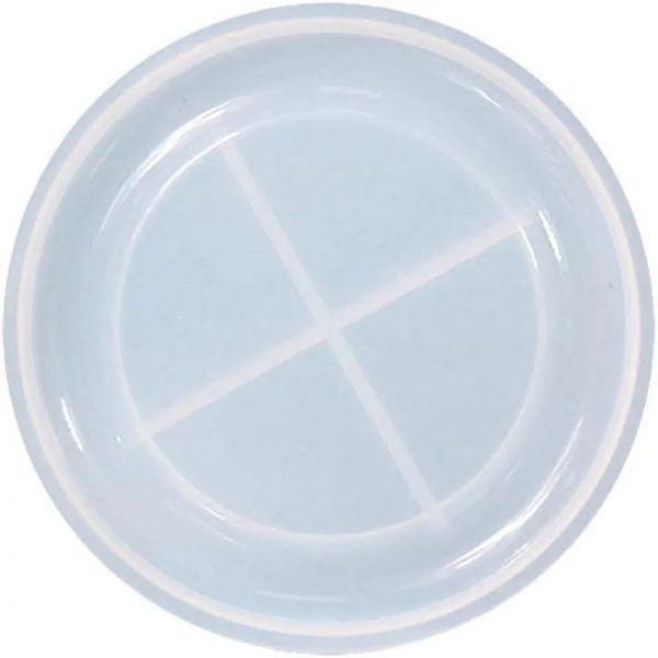 Molde de silicona porta vaso redondo
