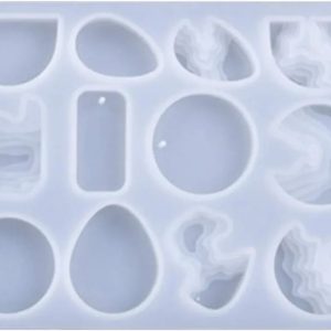 Molde de silicona figuras llavero x 12