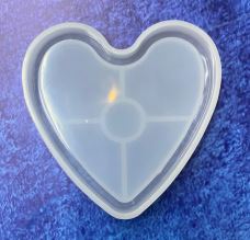 Molde de silicona porta vaso corazón