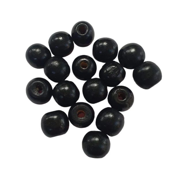 Bola de madera negro