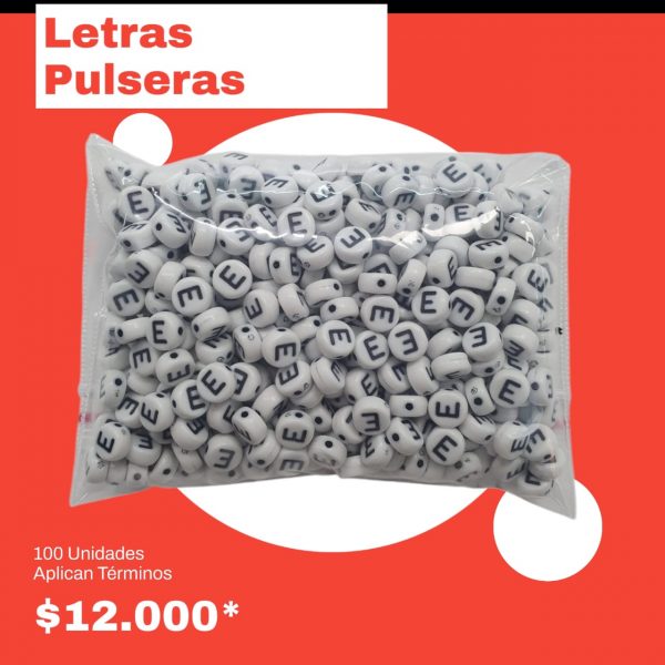 letras para hacer pulseras
