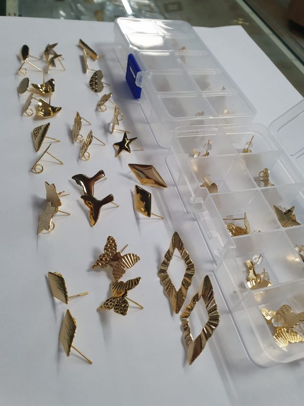 Combo de aretes de oro golfi - Image 3