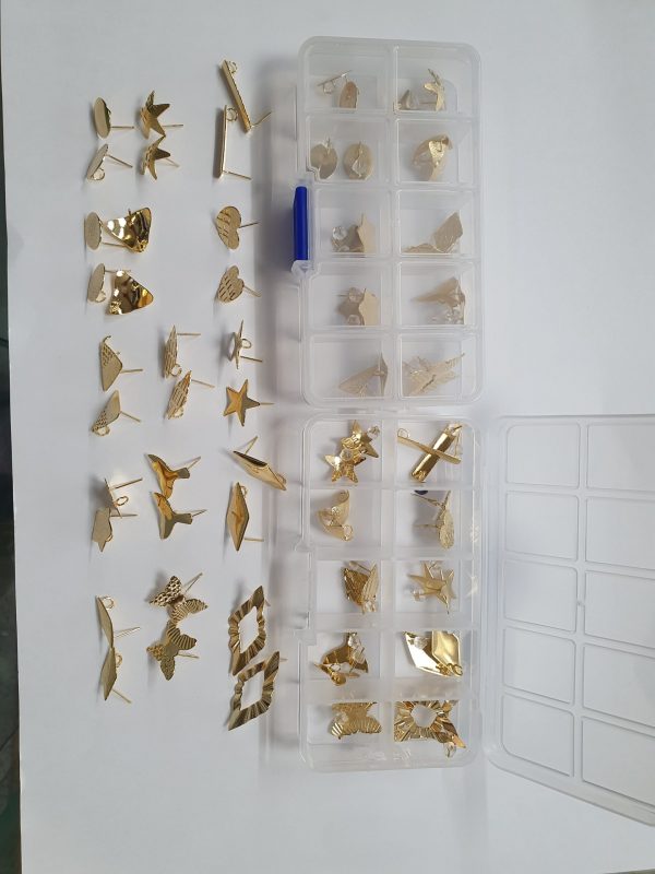 Combo de aretes de oro golfi - Image 5