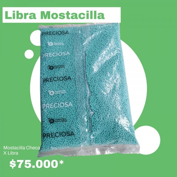 Libra de mostacilla checa verde turqueza - Image 3