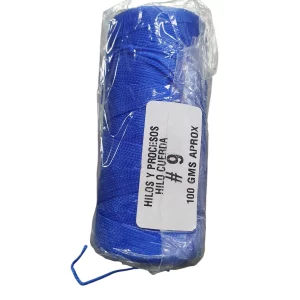 Hilo Terlenca Numero 9 Azul Rey