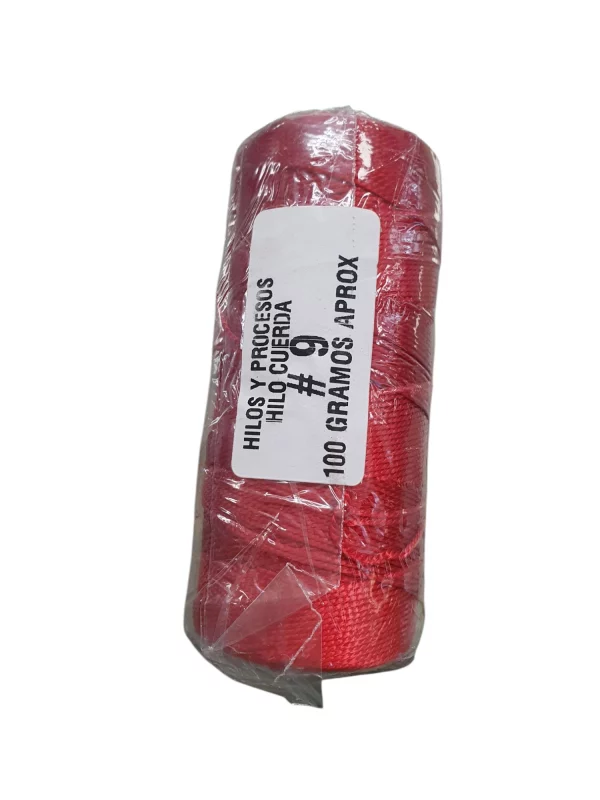 Hilo Terlenca Numero 9 Rojo