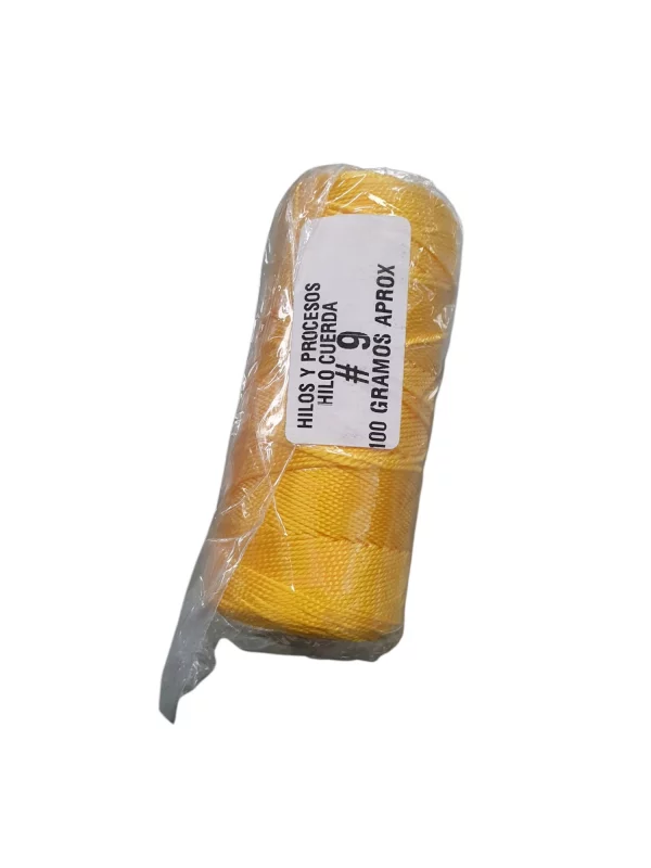 Hilo Terlenca Numero 9 Amarillo