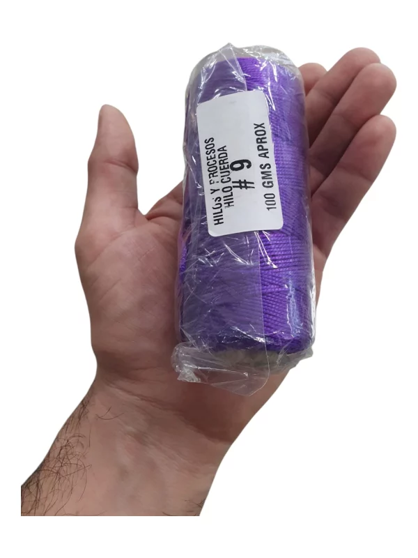 Hilo Terlenca Numero 9 Morado