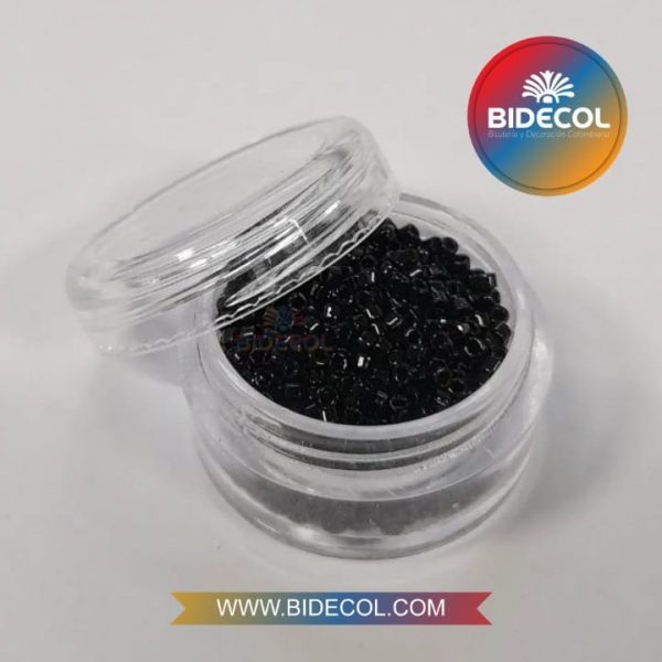 Miyuki Delica 11/0 negro brillante db0010 - Image 3