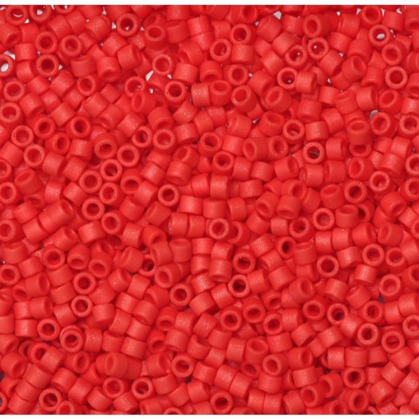 Miyuki delica color rojo mate db0753
