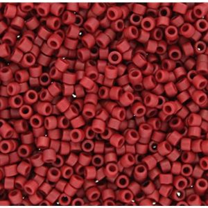Miyuki delica color rojo mate db0378