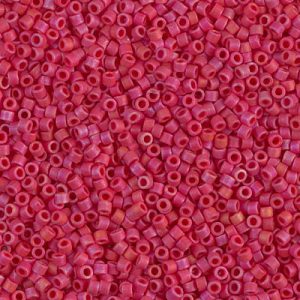 Miyuki delica color rojo mate ab db0362