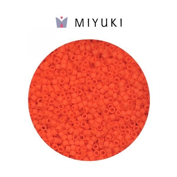 Miyuki delica color naranja mate db0752