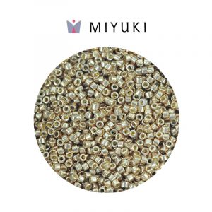 Miyuki delica color dorado galvanizado db1834