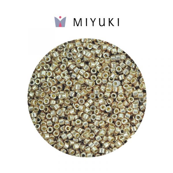 Miyuki delica color dorado galvanizado db1834